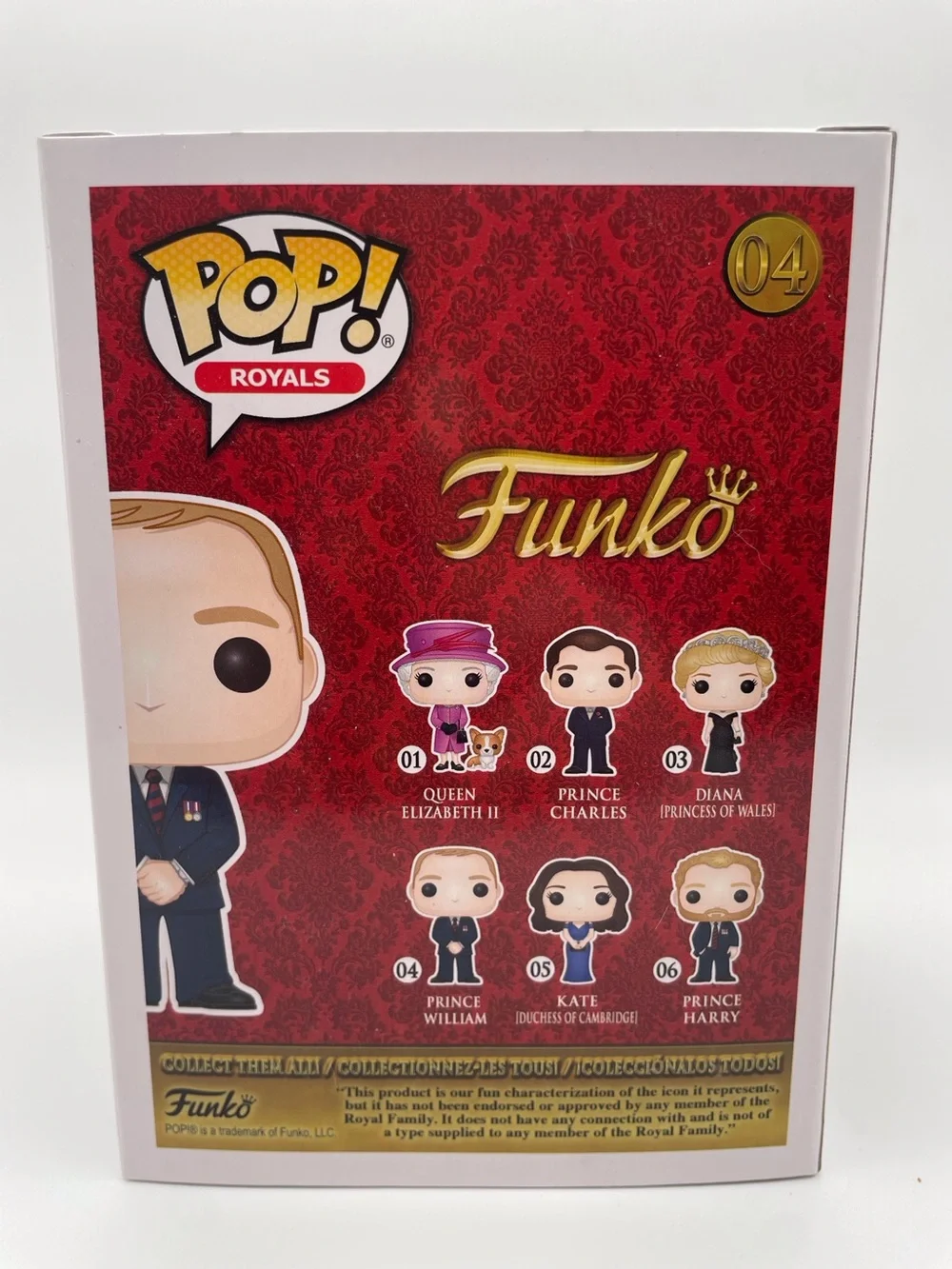 Funko Pop Royals Prince William Duke of Cambridge
